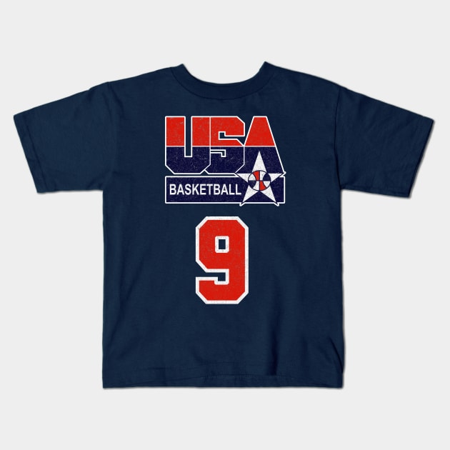 USA DREAM TEAM 92 - FRONT AND BACK PRINT on Ts! Vintage Look !!! Kids T-Shirt by Buff Geeks Art